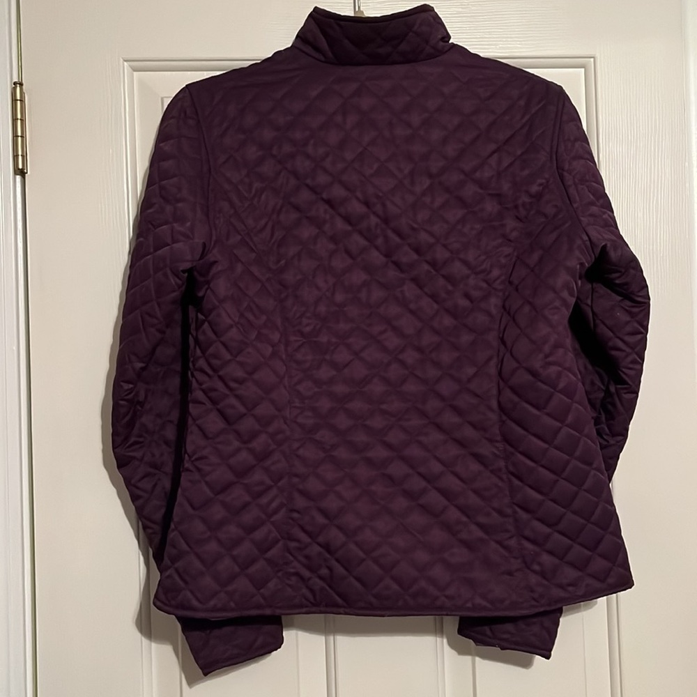 Quilted Eddie Bauer, size medium, purple jacket - Picture 2 of 5